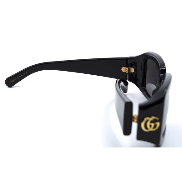 Gucci GG1403S Black Grey Sunglasses Women Authentic Italy New w/ Case